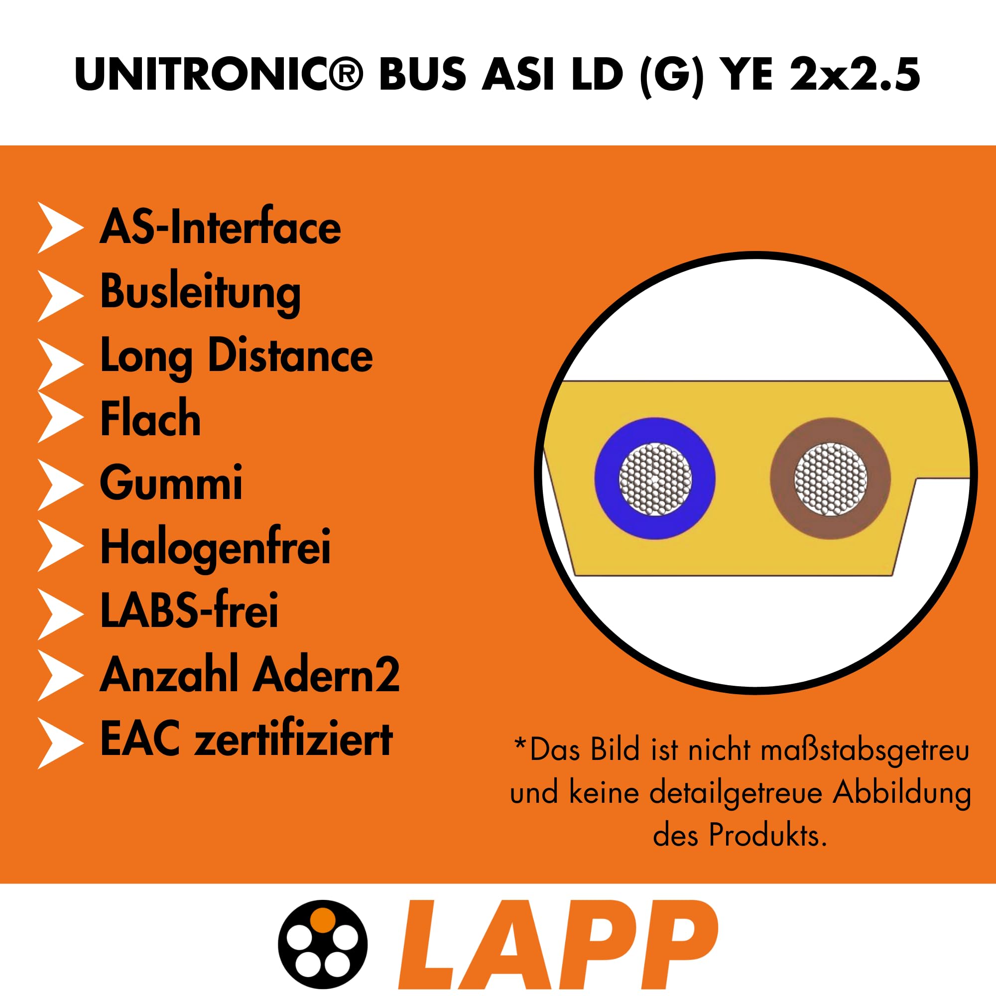 lapp-unitronic-bus-asi-ld-g-flachkabel-2x2-5-mm-gelb-10-m image 2