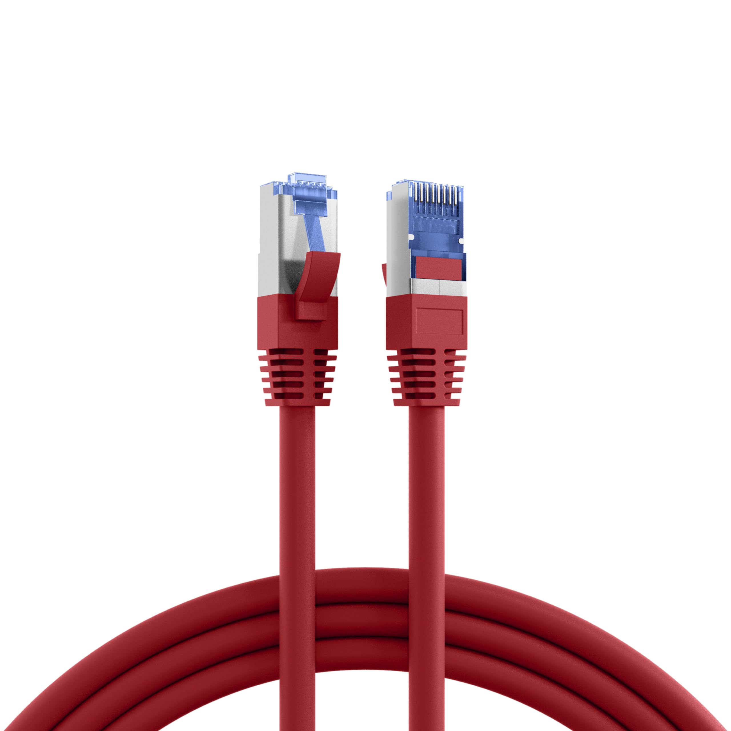 efb-kupferverkabelung-rj45-patchkabel-cat-6a-2m-rot-tpe image 1