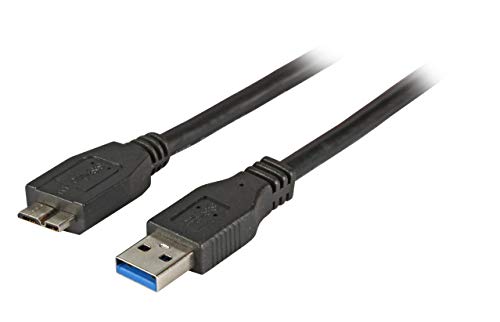 efb-multimedia-usb-3-0-kabel-a-micro-b-1-m-schwarz-5-gbit-s image 1