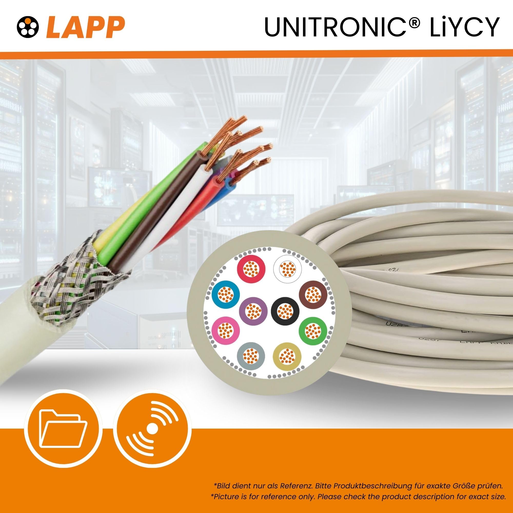 lapp-unitronic-liycy-44x0-14-steuerleitung-10m-grau-geschirmt image 2