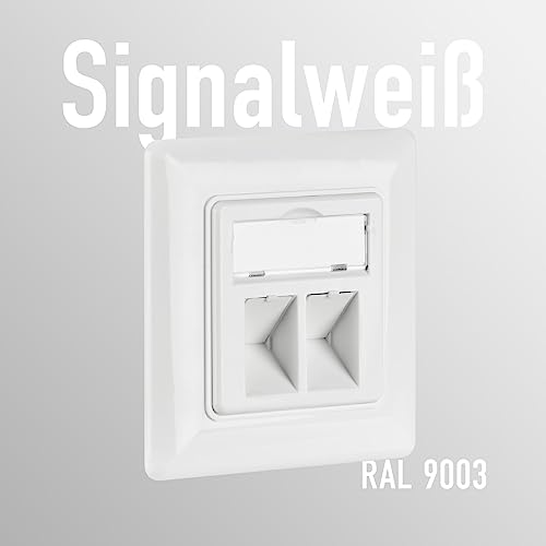 efb-kupferverkabelung-netzwerkdose-2-fach-wei-keystone image 6