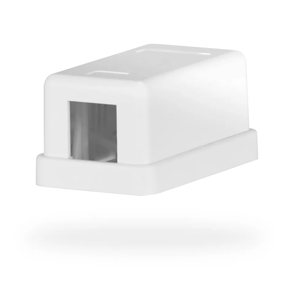 efb-elektronik-keystone-anschlussbox-1-port-aufputz-weiss image 1