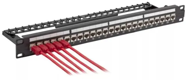 efb-kupferverkabelung-24-port-patchpanel-cat-6a-1he-best-ckt image 1