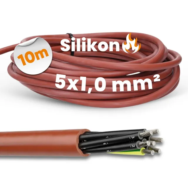 lapp-lflex-heat-180-saunakabel-sihf-5x1-0-10m-rotbraun image 1