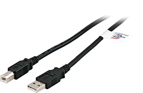 efb-k5256sw-5-usb-2-0-anschlusskabel-a-b-5m-schwarz image 1