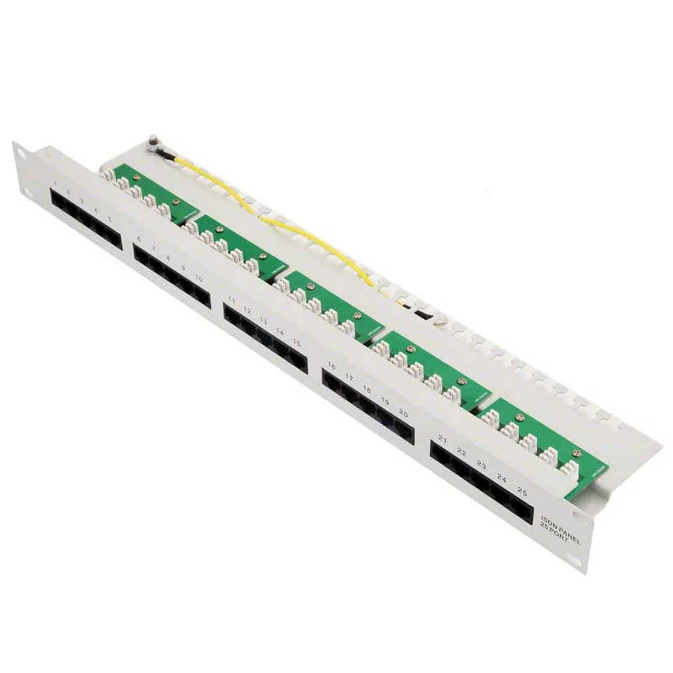 efb-elektronik-patchpanel-25xrj45-cat-3-isdn-1he-patchfeld image 1