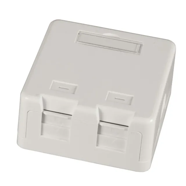efb-elektronik-keystone-verteilerbox-aufputz-2-port-wei image 1