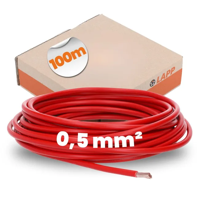 lapp-lflex-h05v-k-einzellitze-0-5-mm-rot-100-m-4510041 image 1