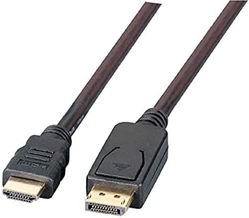 efb-multimedia-displayport-hdmi-kabel-1m-schwarz-full-hd image 2