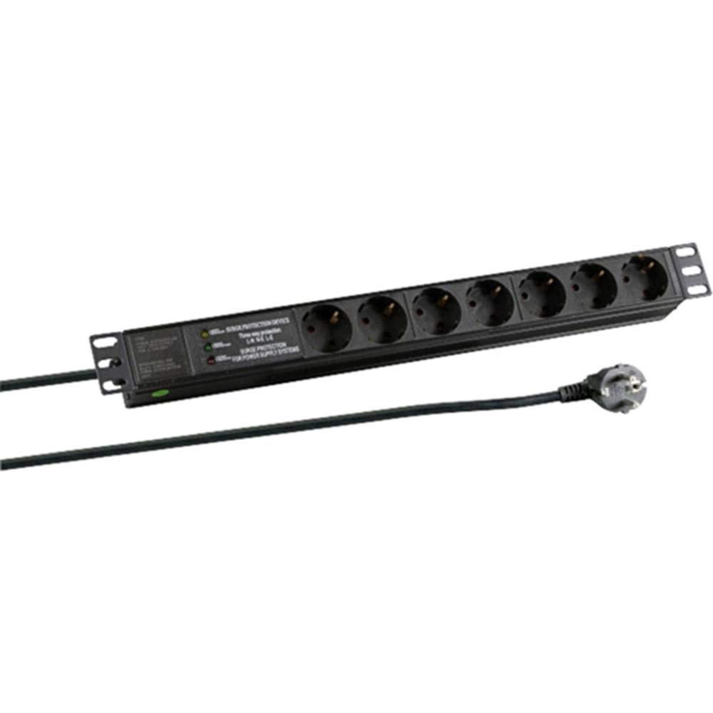 efb-elektronik-stromversorgung-ek631de-3-steckdosenleiste-7-fach-schwarz image 1