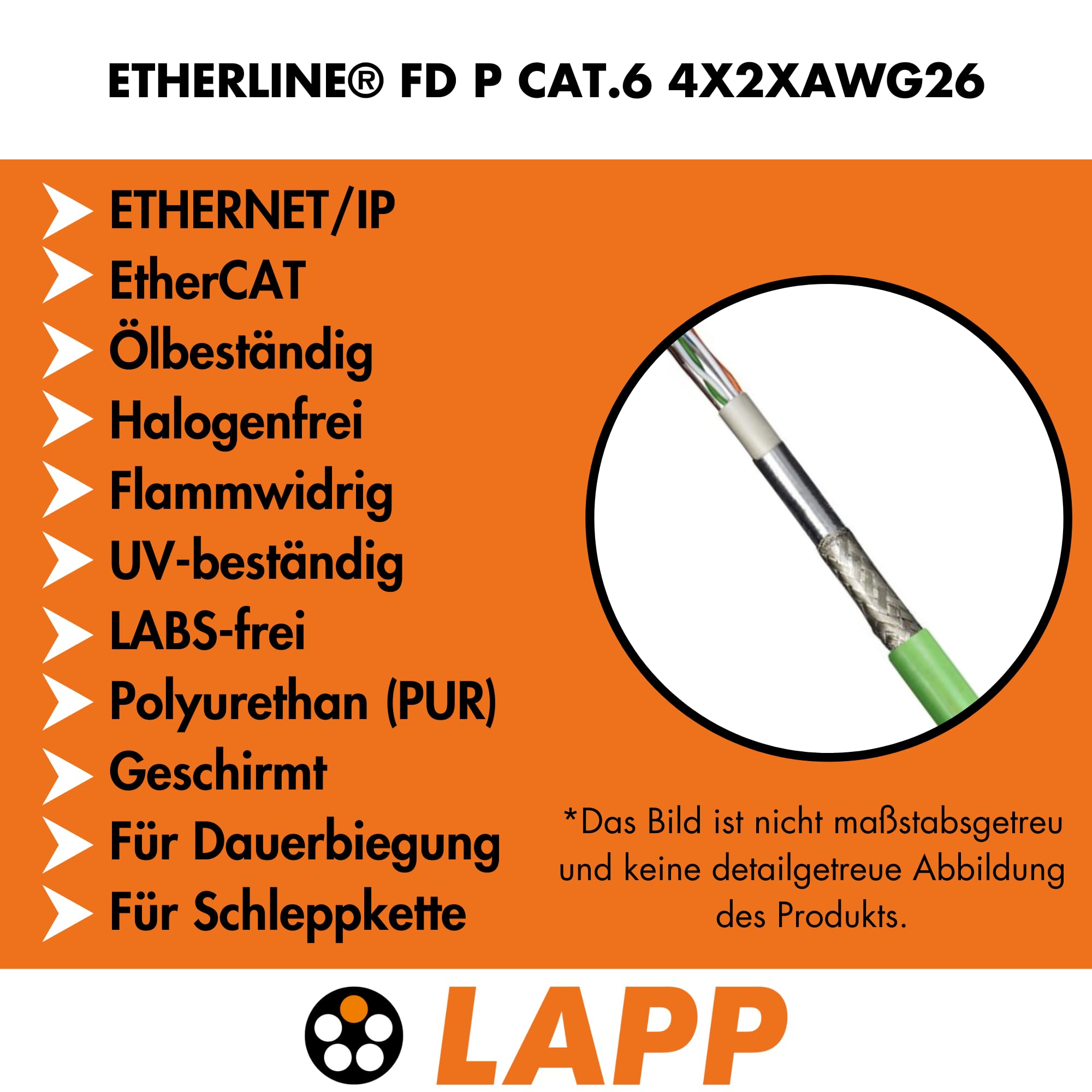 lapp-etherline-fd-p-cat-6-lan-kabel-10m-4x2x26-awg-pur image 2