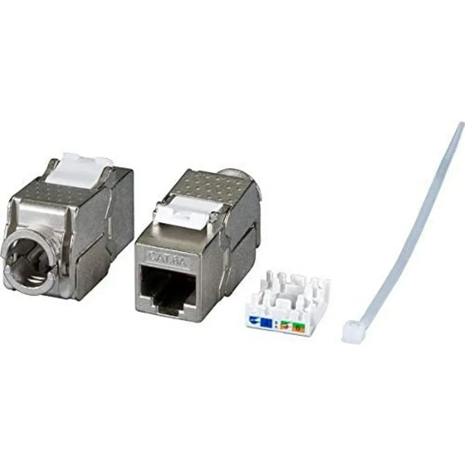 efb-infralan-keystone-modul-cat-6a-rj45-silber-e-200100 image 1