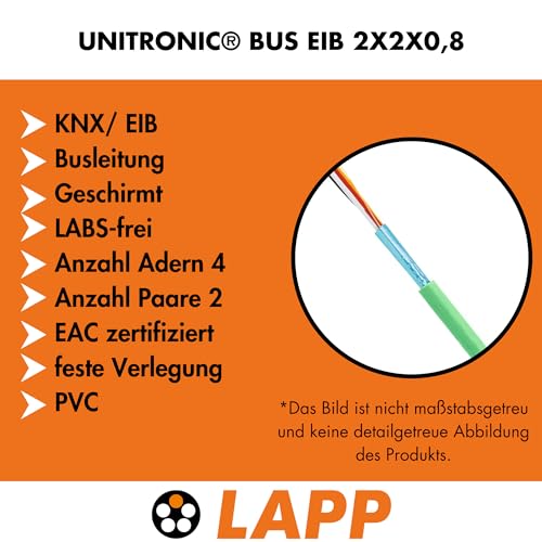 lapp-unitronic-bus-eib-knx-busleitung-2x2x0-8-10m-gr-n image 5