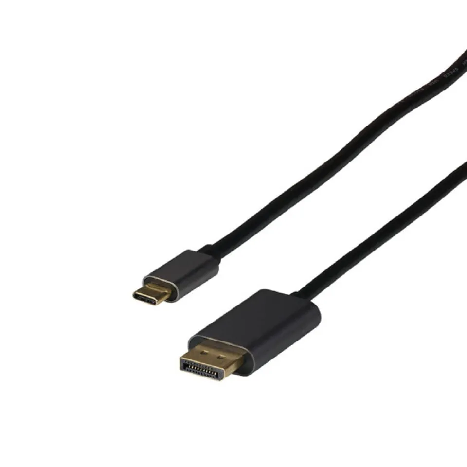 efb-multimedia-ebusbc-dp14k-2-usb-c-displayport-kabel-2-m-schwarz-8k image 1