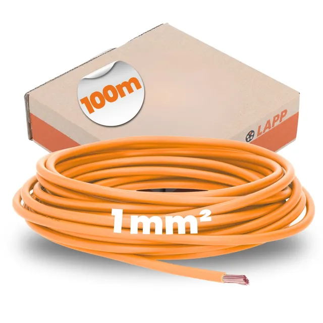 lapp-lflex-h05v-k-aderleitung-1-mm-orange-100-m image 1