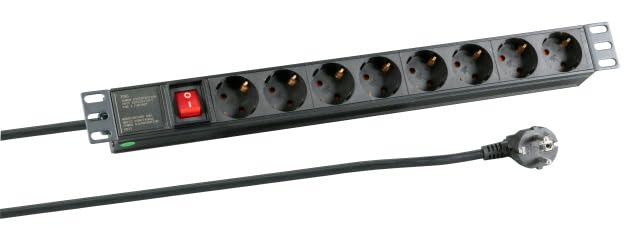 efb-stromversorgung-ek622de-2-pdu-8-fach-19-zoll-1u image 1