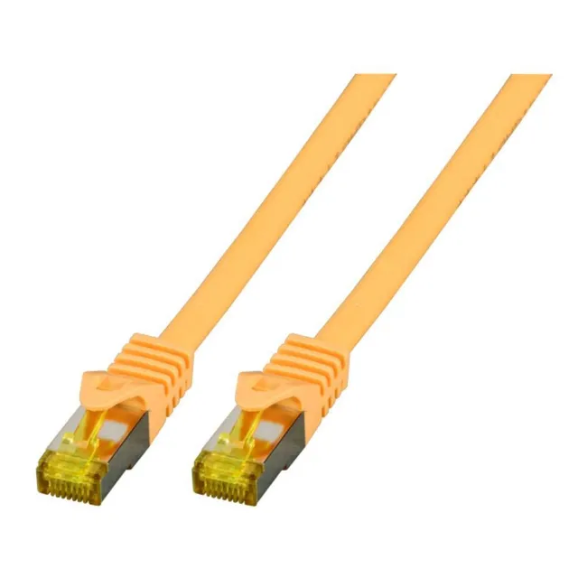 efb-elektronik-kupferverkabelung-cat-7-patchkabel-1-m-gelb image 1