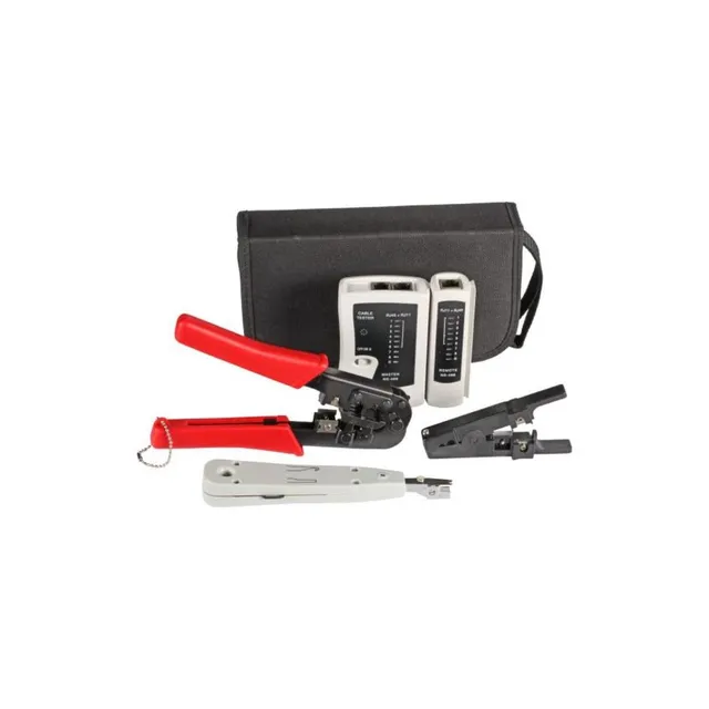 efb-elektronik-kupferverkabelung-werkzeugset-4-tlg-netzwerke image 1