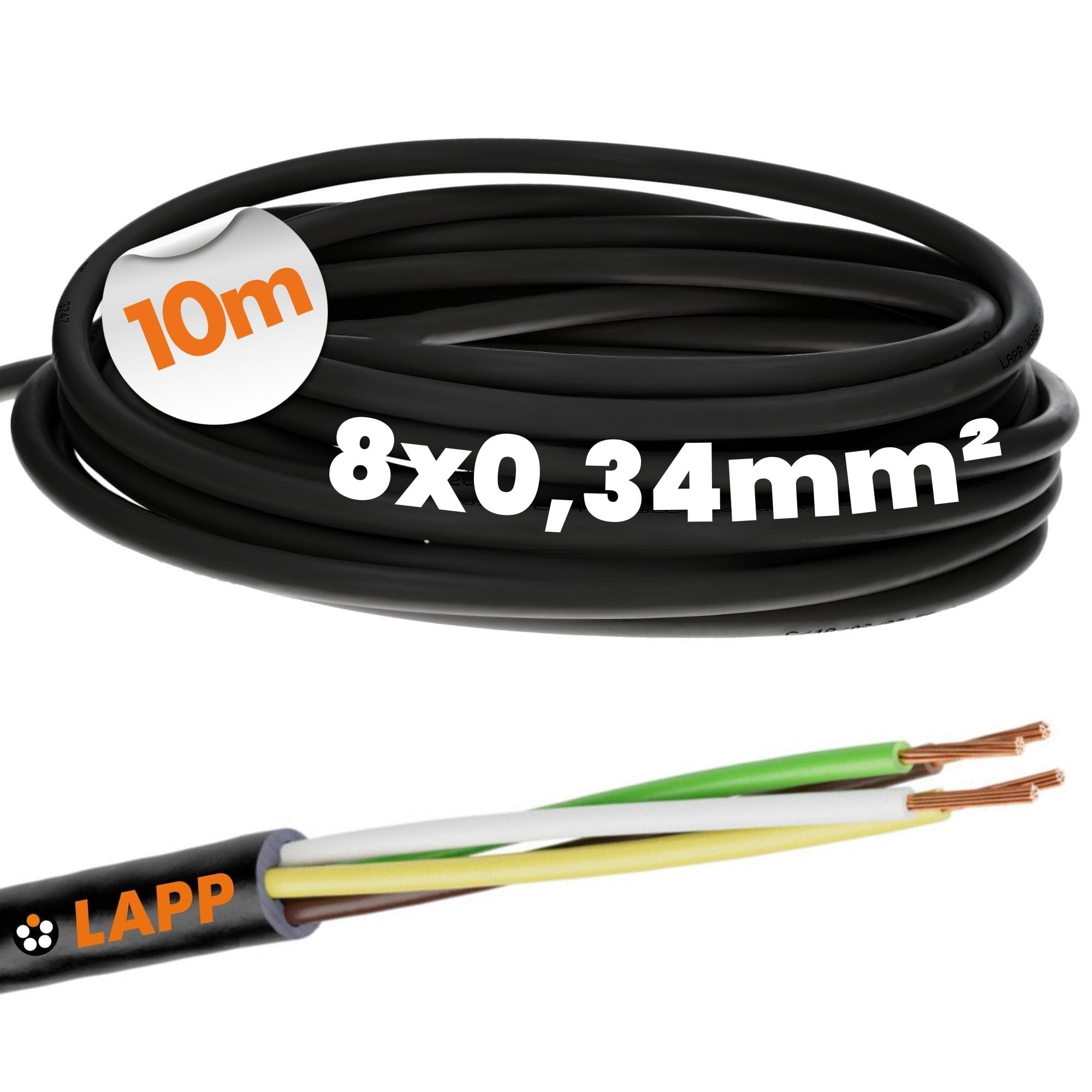 lapp-unitronic-liyy-datenkabel-8x0-34-mm-10m-schwarz image 1